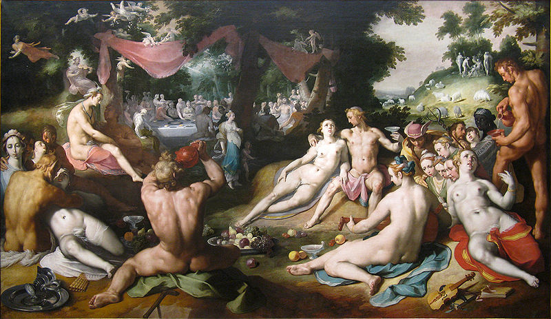 cornelis cornelisz The wedding of Peleus and Thetis